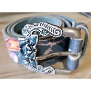 Ed Hardy Leather Belt Style No. EH3036 Size Medium